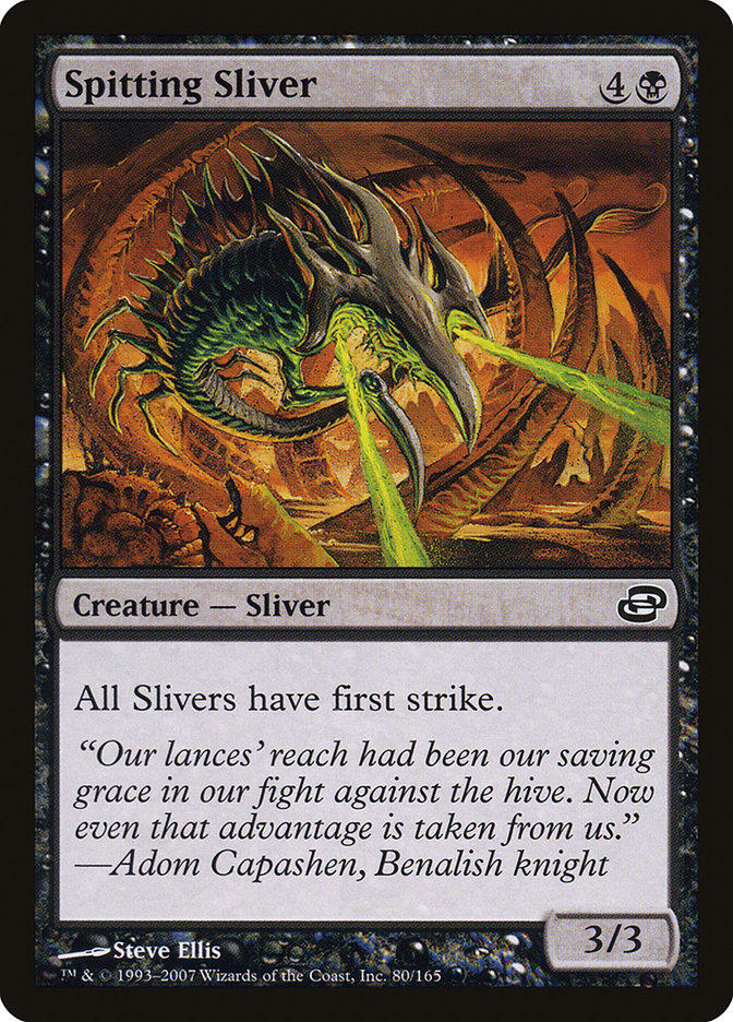 Spitting Sliver [Planar Chaos] MTG Single Magic: The Gathering    | Red Claw Gaming