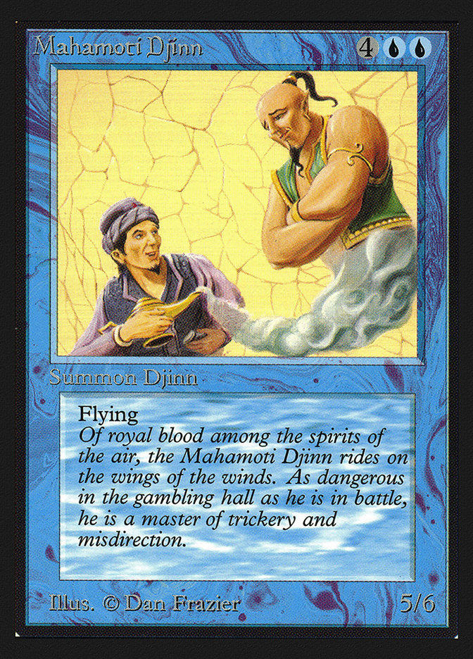 Mahamoti Djinn [Collectors' Edition] MTG Single Magic: The Gathering    | Red Claw Gaming