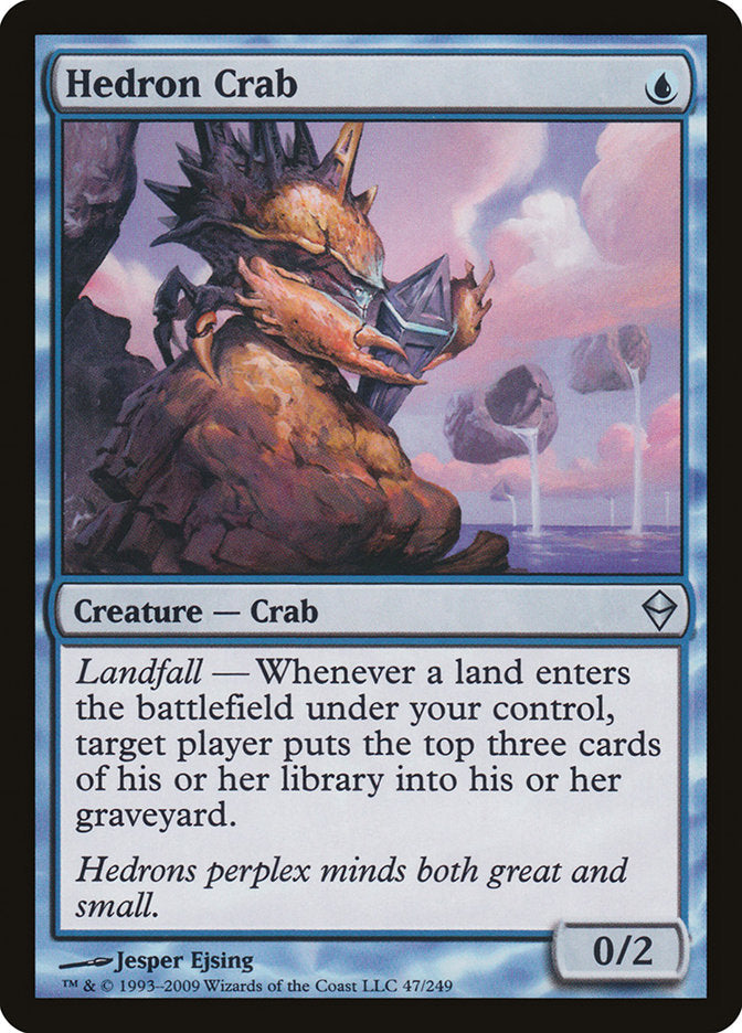 Hedron Crab [Zendikar] MTG Single Magic: The Gathering    | Red Claw Gaming
