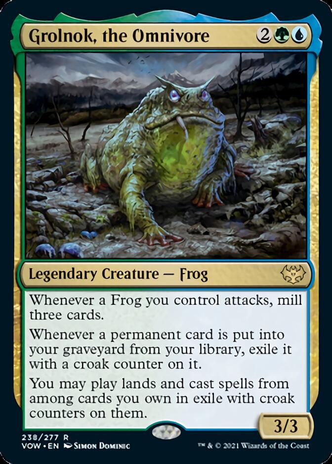 Grolnok, the Omnivore [Innistrad: Crimson Vow] MTG Single Magic: The Gathering    | Red Claw Gaming