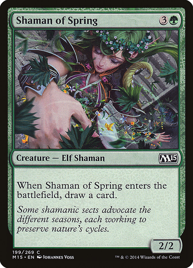 Shaman of Spring [Magic 2015] MTG Single Magic: The Gathering    | Red Claw Gaming