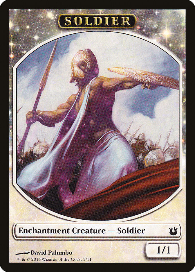 Soldier Token [Born of the Gods Tokens] MTG Single Magic: The Gathering    | Red Claw Gaming