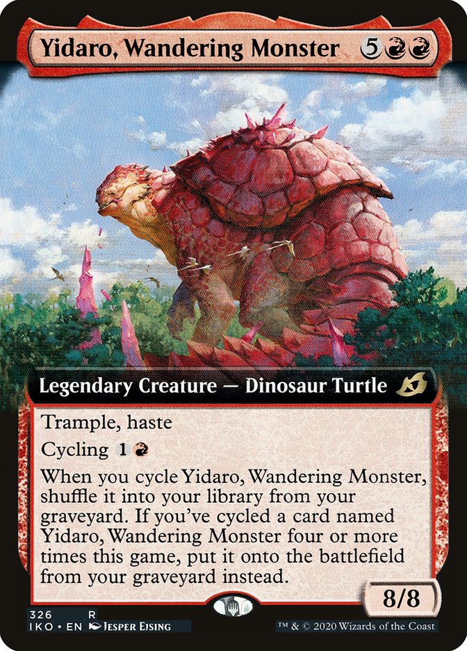 Yidaro, Wandering Monster (Extended Art) [Ikoria: Lair of Behemoths] MTG Single Magic: The Gathering    | Red Claw Gaming