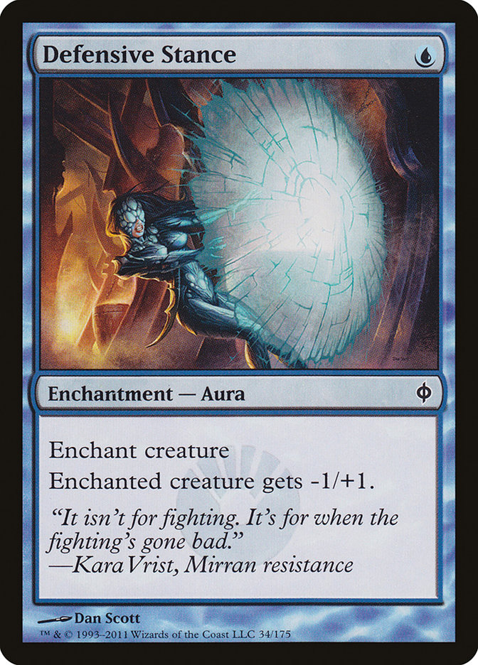 Defensive Stance [New Phyrexia] MTG Single Magic: The Gathering    | Red Claw Gaming