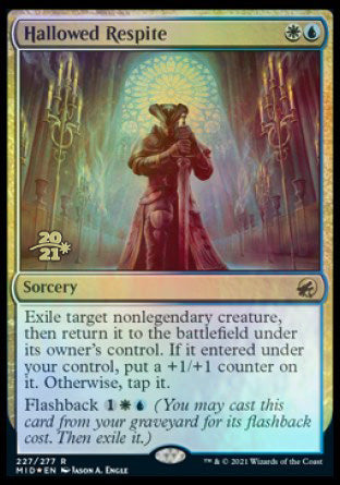 Hallowed Respite [Innistrad: Midnight Hunt Prerelease Promos] MTG Single Magic: The Gathering    | Red Claw Gaming