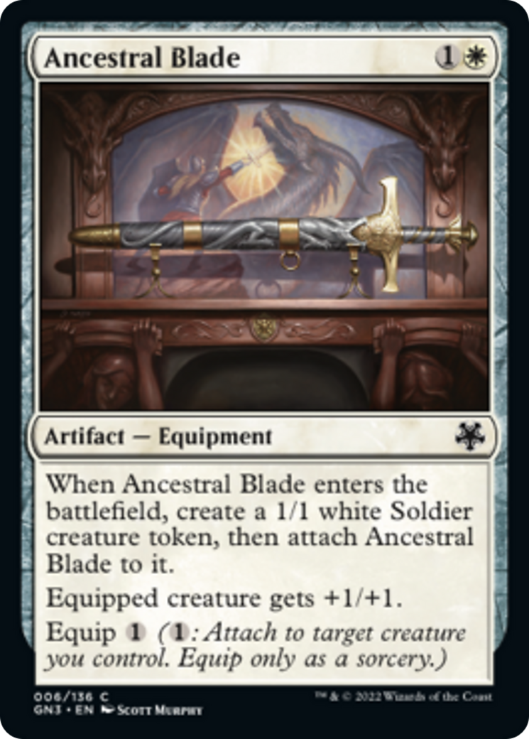 Ancestral Blade [Game Night: Free-for-All] MTG Single Magic: The Gathering    | Red Claw Gaming