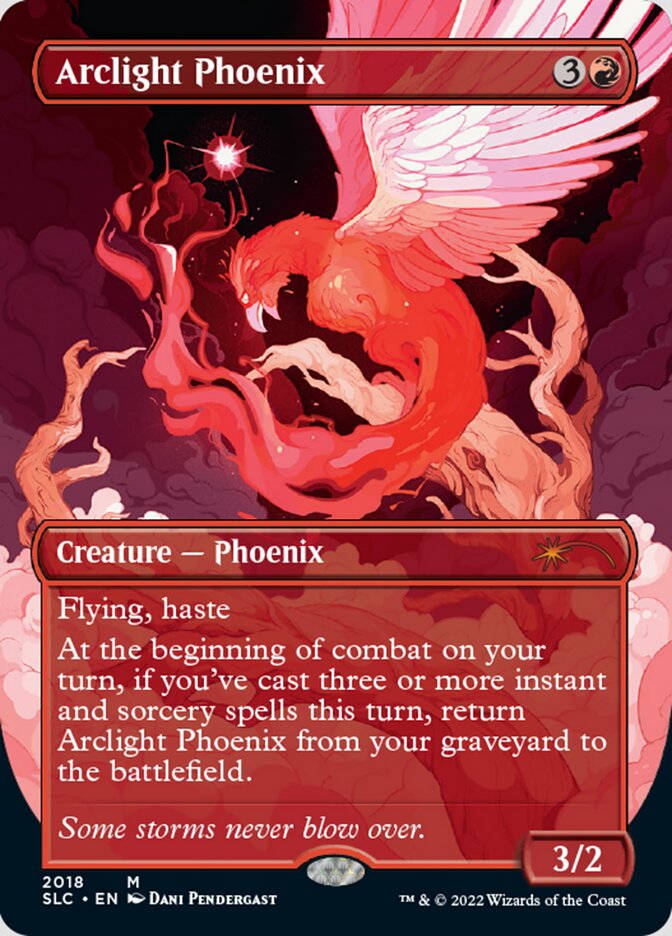Arclight Phoenix (Borderless) [Secret Lair 30th Anniversary Countdown Kit] MTG Single Magic: The Gathering    | Red Claw Gaming