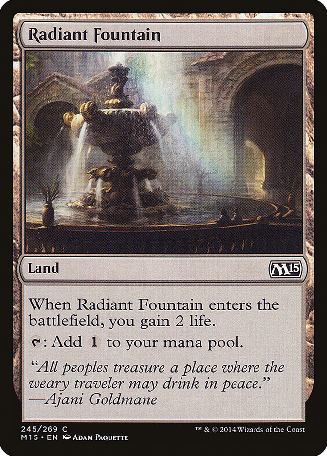 Radiant Fountain [Magic 2015] MTG Single Magic: The Gathering    | Red Claw Gaming