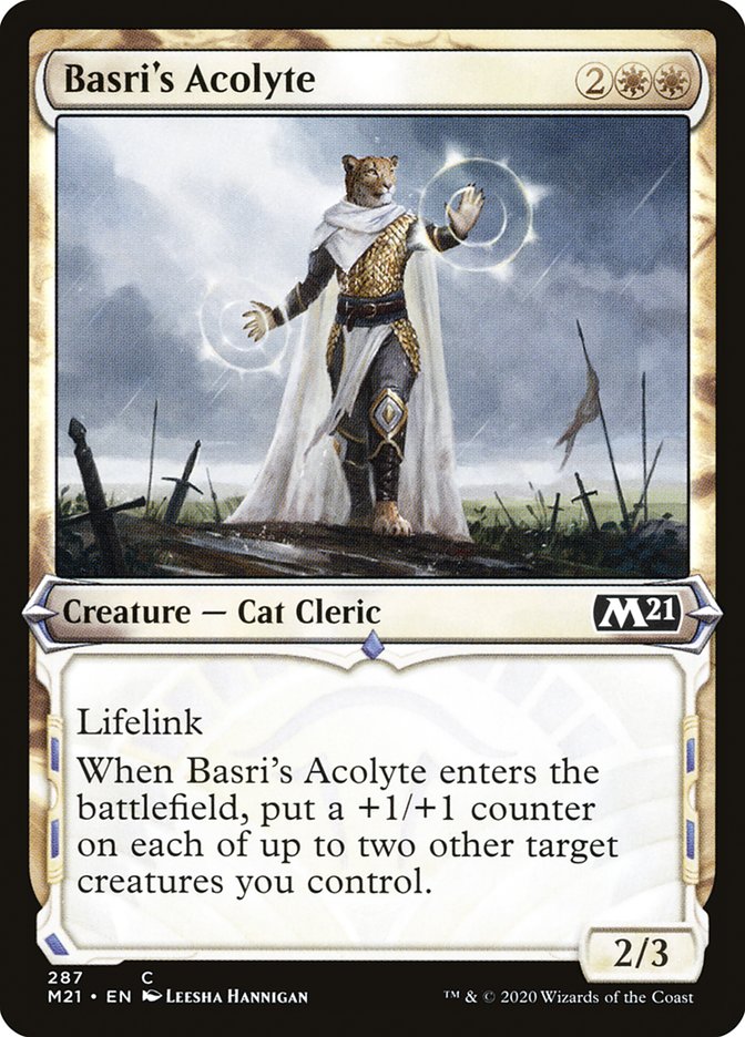 Basri's Acolyte (Showcase) [Core Set 2021] MTG Single Magic: The Gathering    | Red Claw Gaming
