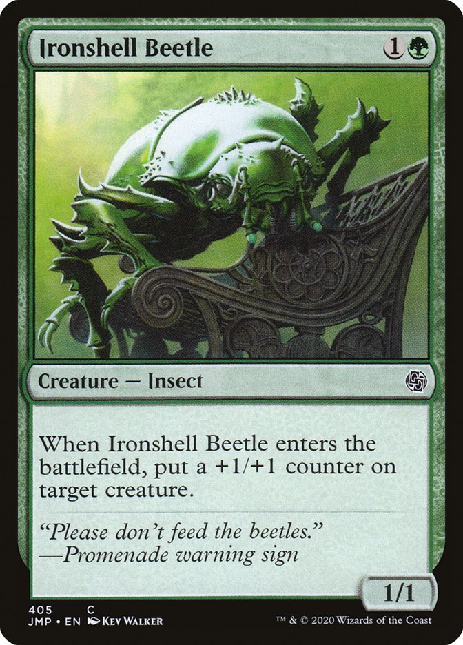 Ironshell Beetle [Jumpstart] MTG Single Magic: The Gathering    | Red Claw Gaming