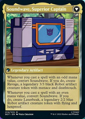 Soundwave, Sonic Spy // Soundwave, Superior Captain [Transformers] MTG Single Magic: The Gathering    | Red Claw Gaming