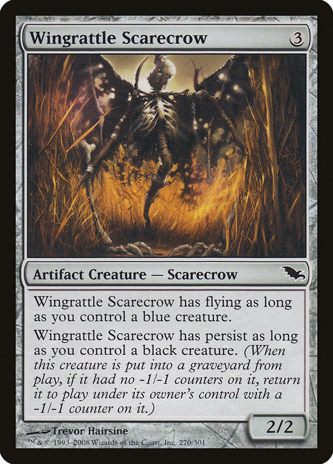 Wingrattle Scarecrow [Shadowmoor] MTG Single Magic: The Gathering    | Red Claw Gaming