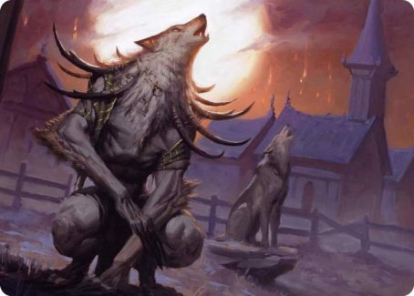 Lord of the Ulvenwald Art Card [Innistrad: Midnight Hunt Art Series] MTG Single Magic: The Gathering    | Red Claw Gaming