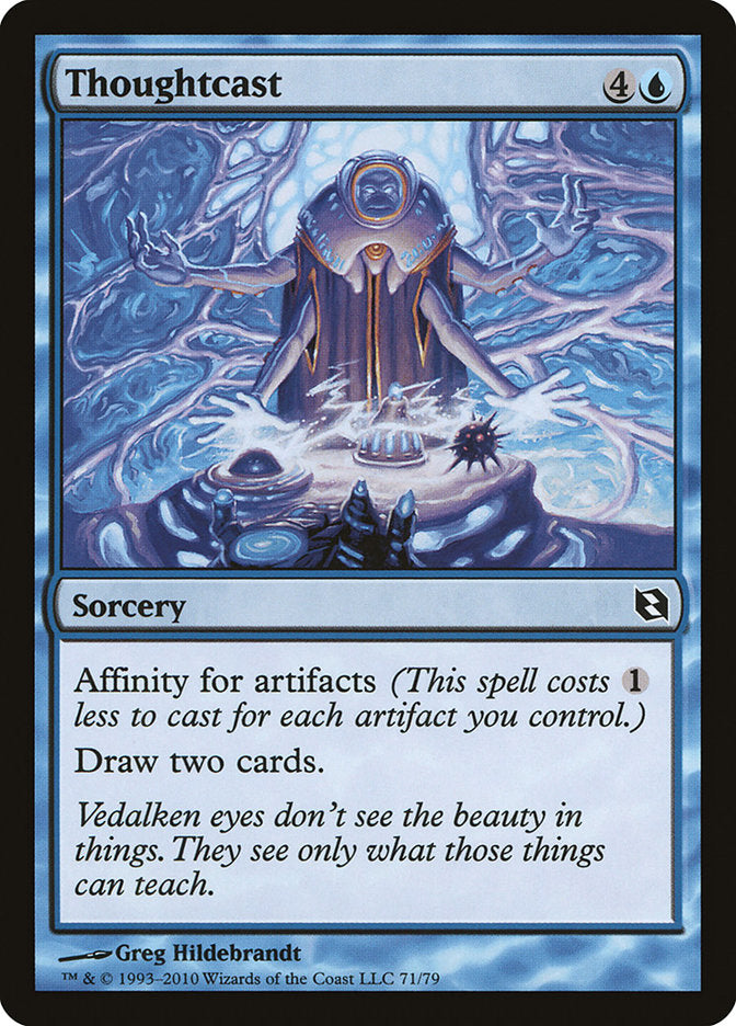 Thoughtcast [Duel Decks: Elspeth vs. Tezzeret] MTG Single Magic: The Gathering    | Red Claw Gaming