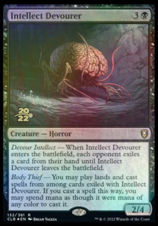 Intellect Devourer [Commander Legends: Battle for Baldur's Gate Prerelease Promos] MTG Single Magic: The Gathering    | Red Claw Gaming