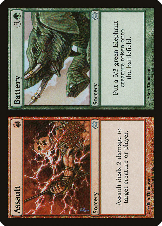 Assault // Battery [Planechase] MTG Single Magic: The Gathering    | Red Claw Gaming