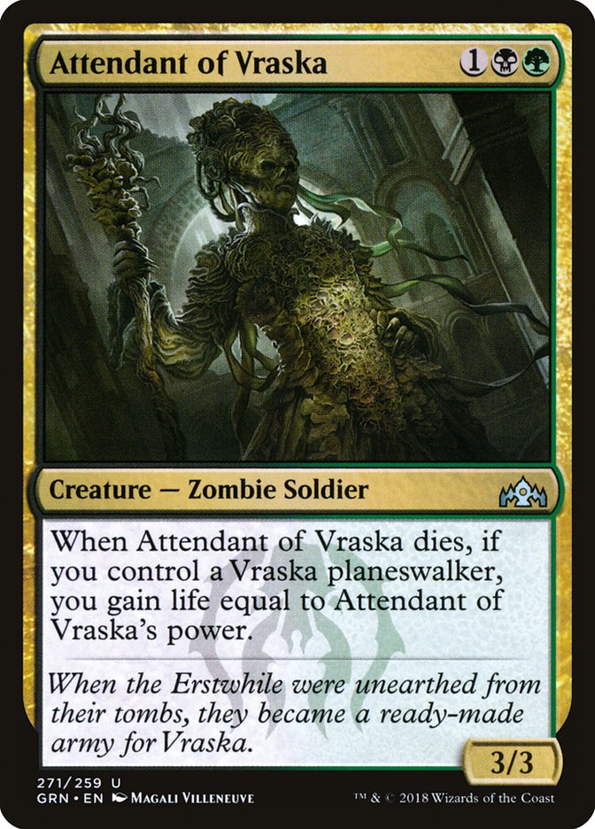 Attendant of Vraska [Guilds of Ravnica] MTG Single Magic: The Gathering    | Red Claw Gaming