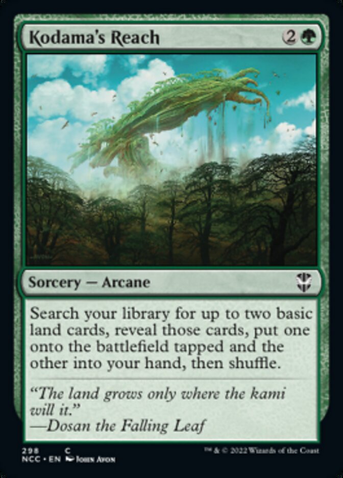 Kodama's Reach [Streets of New Capenna Commander] MTG Single Magic: The Gathering    | Red Claw Gaming