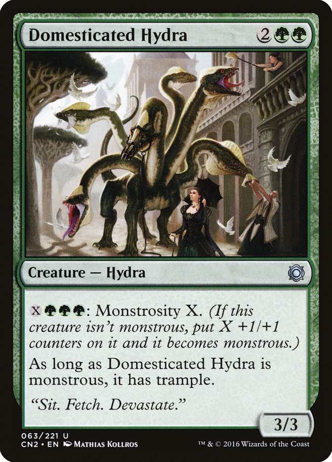 Domesticated Hydra [Conspiracy: Take the Crown] MTG Single Magic: The Gathering    | Red Claw Gaming