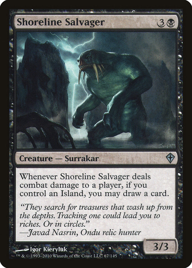 Shoreline Salvager [Worldwake] MTG Single Magic: The Gathering    | Red Claw Gaming
