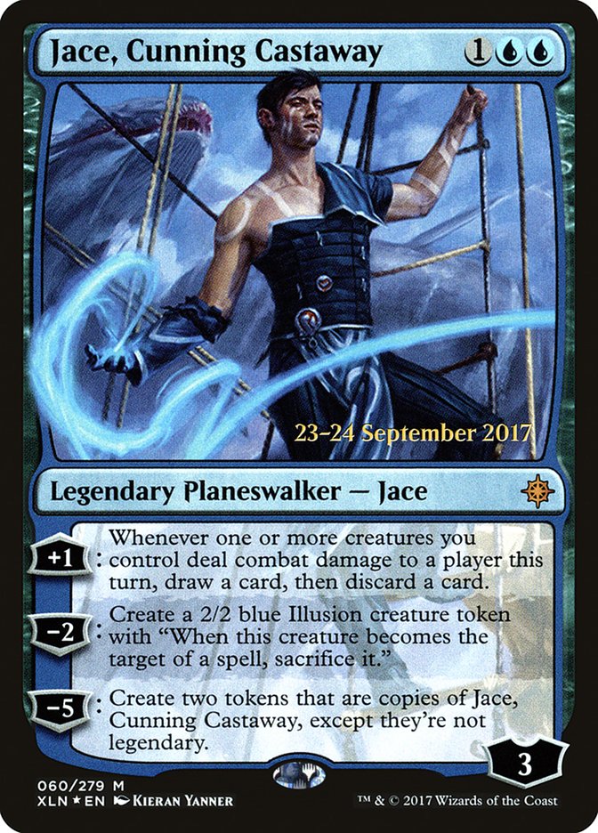 Jace, Cunning Castaway [Ixalan Prerelease Promos] MTG Single Magic: The Gathering    | Red Claw Gaming