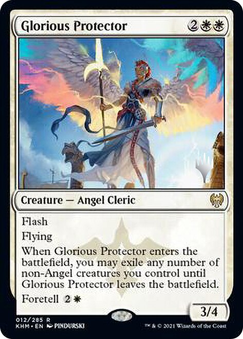 Glorious Protector (Promo Pack) [Kaldheim Promos] MTG Single Magic: The Gathering    | Red Claw Gaming