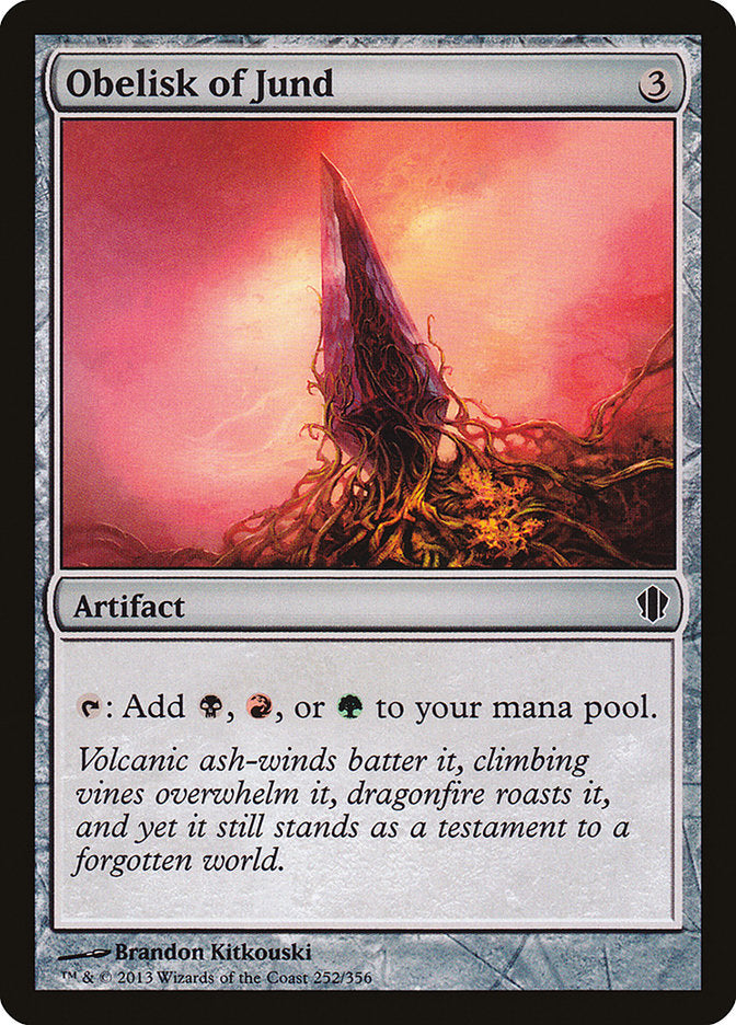 Obelisk of Jund [Commander 2013] MTG Single Magic: The Gathering    | Red Claw Gaming