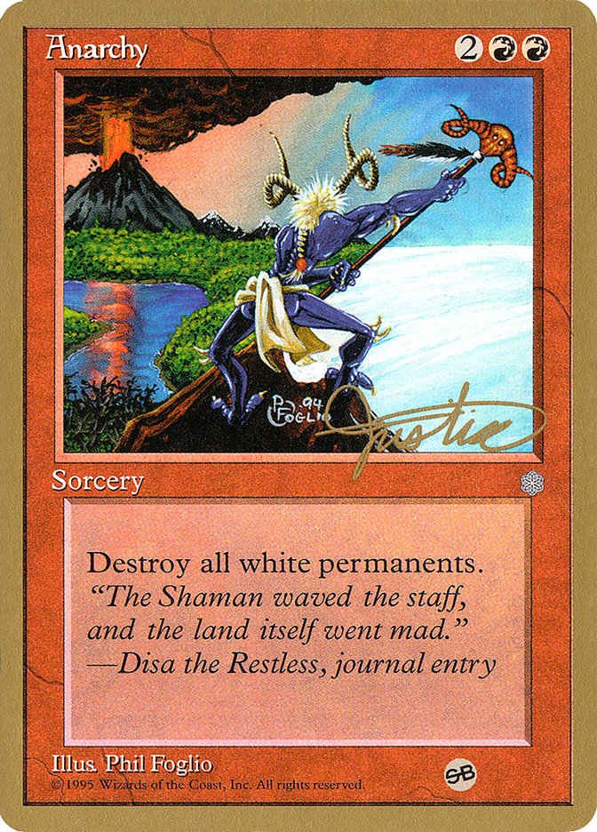 Anarchy (Mark Justice) (SB) [Pro Tour Collector Set] MTG Single Magic: The Gathering    | Red Claw Gaming