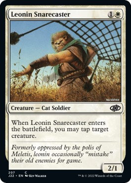 Leonin Snarecaster [Jumpstart 2022] MTG Single Magic: The Gathering    | Red Claw Gaming