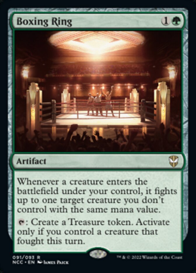 Boxing Ring [Streets of New Capenna Commander] MTG Single Magic: The Gathering    | Red Claw Gaming