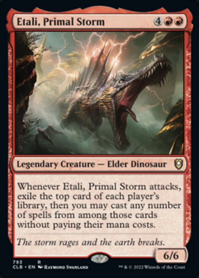 Etali, Primal Storm [Commander Legends: Battle for Baldur's Gate] MTG Single Magic: The Gathering    | Red Claw Gaming