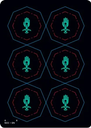 Punch Card Token (5/6) [Streets of New Capenna Commander Tokens] MTG Single Magic: The Gathering    | Red Claw Gaming