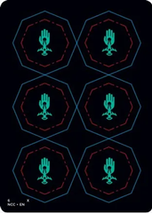 Punch Card Token (5/6) [Streets of New Capenna Commander Tokens] MTG Single Magic: The Gathering    | Red Claw Gaming