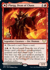 Plargg, Dean of Chaos // Augusta, Dean of Order [Strixhaven: School of Mages Prerelease Promos] MTG Single Magic: The Gathering    | Red Claw Gaming