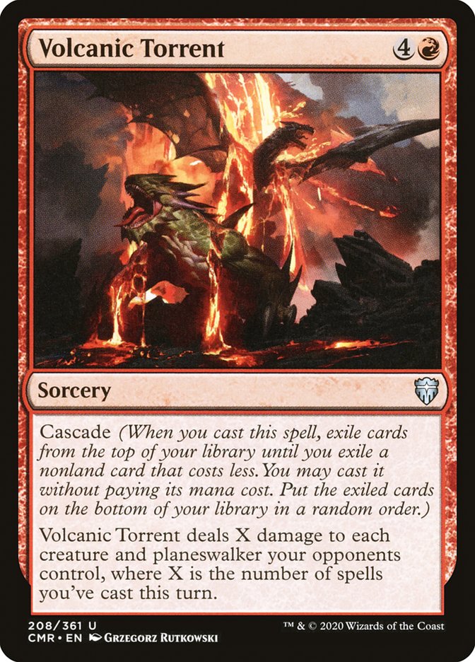 Volcanic Torrent [Commander Legends] MTG Single Magic: The Gathering    | Red Claw Gaming