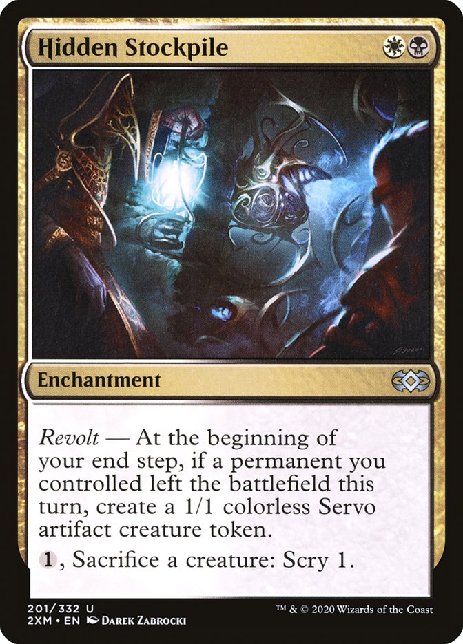 Hidden Stockpile [Double Masters] MTG Single Magic: The Gathering    | Red Claw Gaming