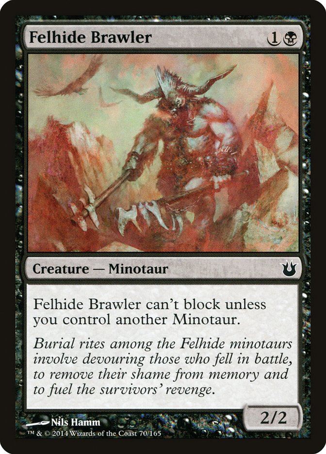 Felhide Brawler [Born of the Gods] MTG Single Magic: The Gathering    | Red Claw Gaming