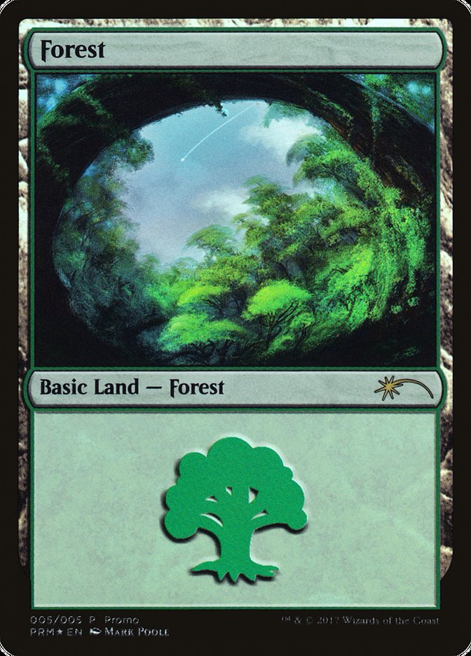 Forest (5) [2017 Gift Pack] MTG Single Magic: The Gathering    | Red Claw Gaming