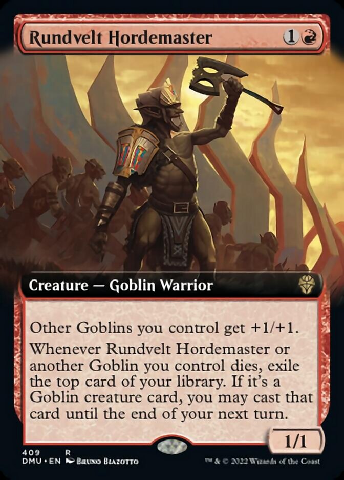 Rundvelt Hordemaster (Extended Art) [Dominaria United] MTG Single Magic: The Gathering    | Red Claw Gaming