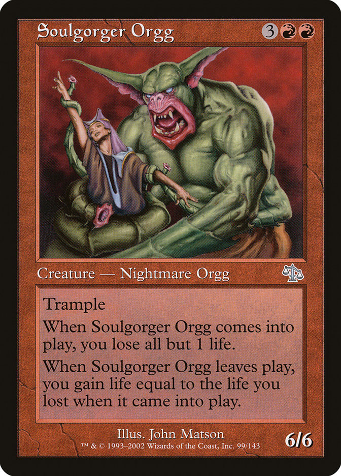 Soulgorger Orgg [Judgment] MTG Single Magic: The Gathering    | Red Claw Gaming