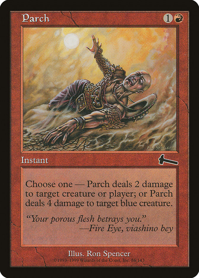 Parch [Urza's Legacy] MTG Single Magic: The Gathering    | Red Claw Gaming