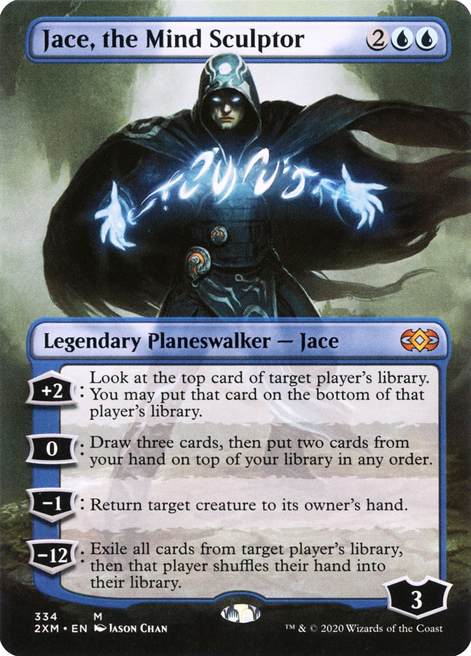 Jace, the Mind Sculptor (Toppers) [Double Masters] MTG Single Magic: The Gathering    | Red Claw Gaming