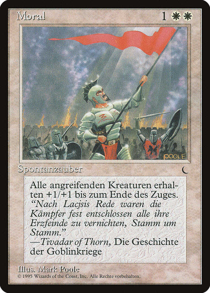 Morale (German) - "Moral" [Renaissance] MTG Single Magic: The Gathering    | Red Claw Gaming