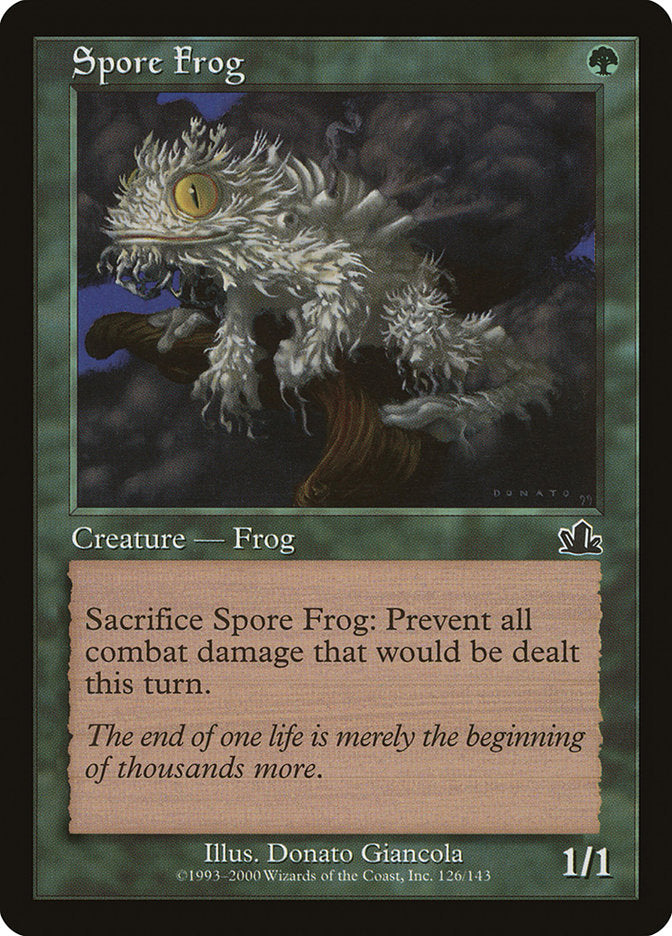 Spore Frog [Prophecy] MTG Single Magic: The Gathering    | Red Claw Gaming