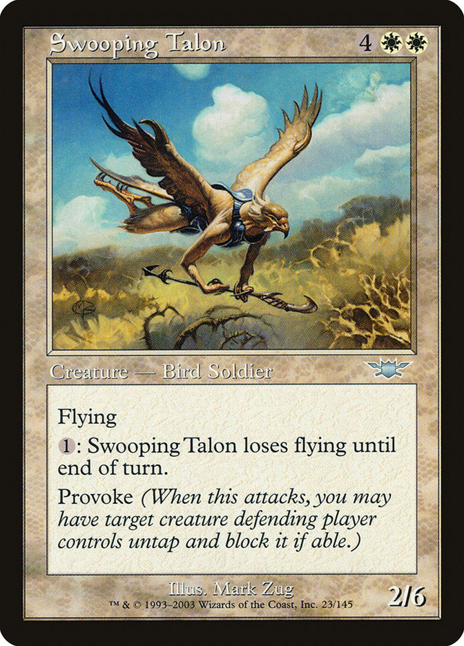 Swooping Talon [Legions] MTG Single Magic: The Gathering    | Red Claw Gaming