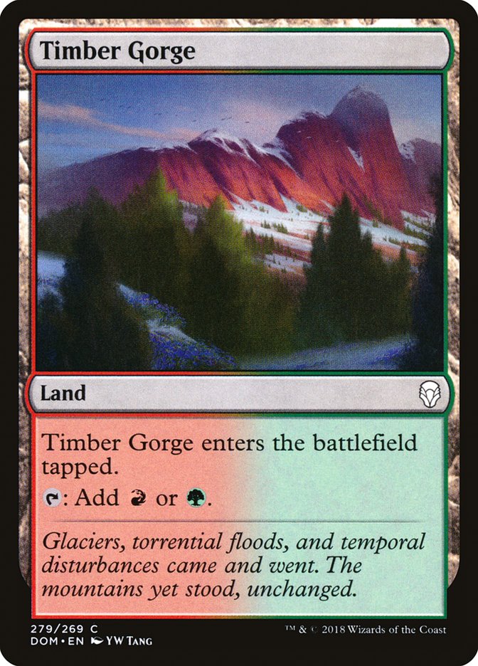 Timber Gorge [Dominaria] MTG Single Magic: The Gathering    | Red Claw Gaming
