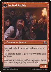 Town Gossipmonger // Incited Rabble [Shadows over Innistrad] MTG Single Magic: The Gathering    | Red Claw Gaming