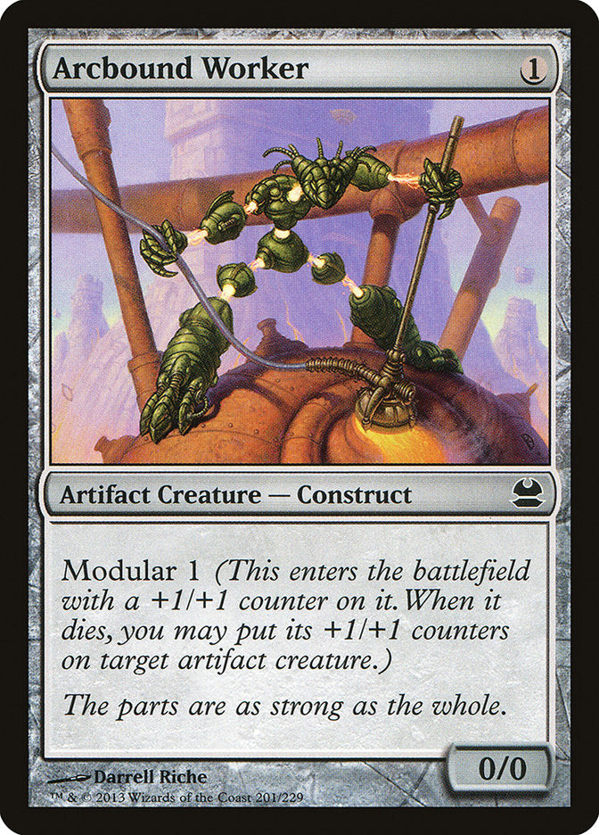 Arcbound Worker [Modern Masters] MTG Single Magic: The Gathering    | Red Claw Gaming