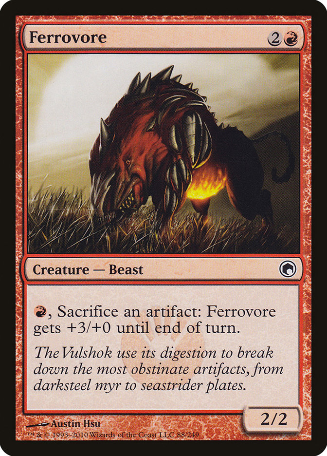 Ferrovore [Scars of Mirrodin] MTG Single Magic: The Gathering    | Red Claw Gaming