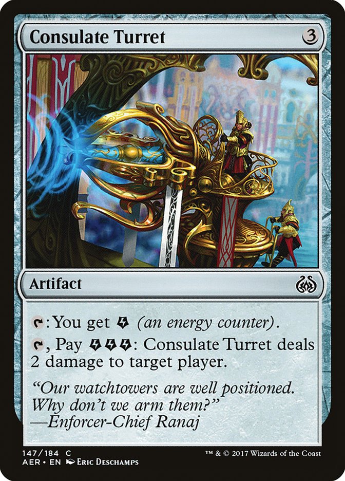 Consulate Turret [Aether Revolt] MTG Single Magic: The Gathering    | Red Claw Gaming
